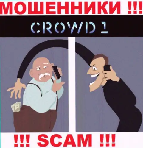 Не верьте в обещания заработать с internet мошенниками Crowd1 Network Ltd - это замануха для доверчивых людей