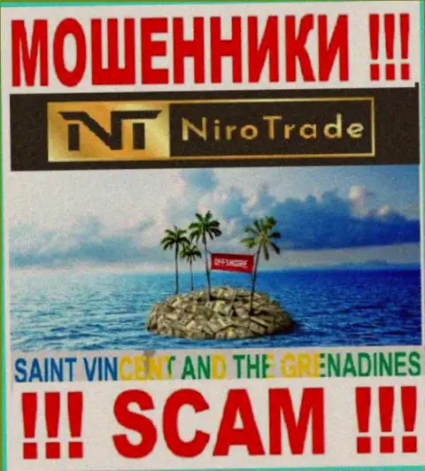 Niro Trade пустили корни на территории Сент-Винсент и Гренадины и безнаказанно отжимают финансовые средства