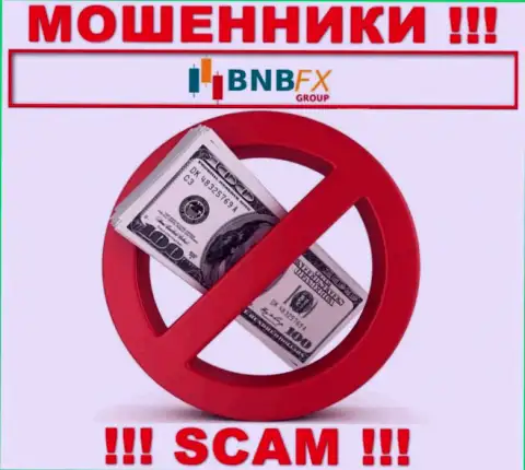 Если вдруг ждете прибыль от совместного сотрудничества с BNB FX, то зря, данные интернет-жулики ограбят и Вас