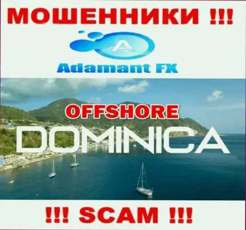 Adamant FX беспрепятственно сливают, поскольку разместились на территории - Dominika