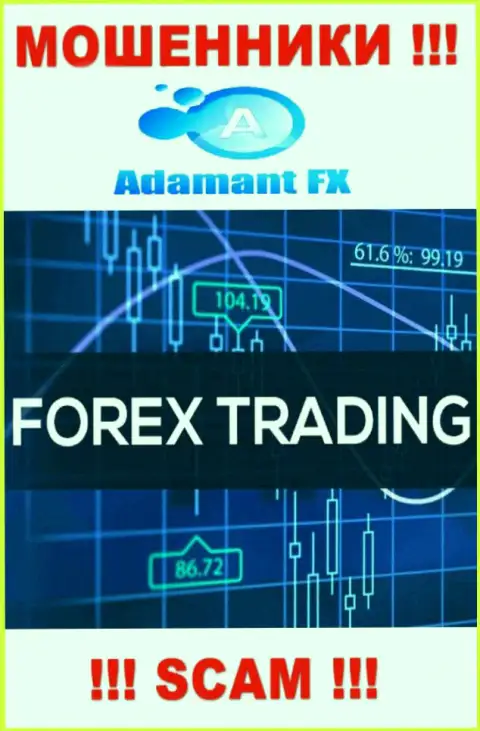 Что касается рода деятельности AdamantFX Io (Forex) - это очевидно разводняк