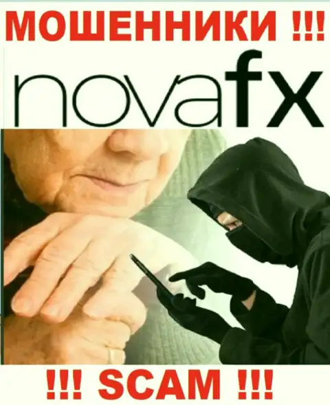НоваФИкс  действует лишь на ввод средств, в связи с чем не поведитесь на дополнительные финансовые вложения