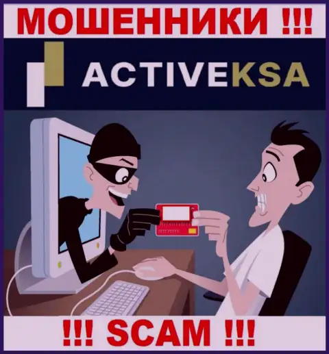 Не угодите в капкан к internet-мошенникам Activeksa Com, т.к. можете лишиться денежных вложений