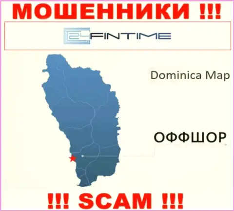 Dominica - вот здесь официально зарегистрирована противозаконно действующая компания 24FinTime