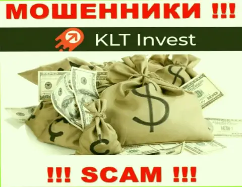 KLT Invest - это РАЗВОДНЯК !!! Заманивают лохов, а после чего присваивают все их финансовые средства