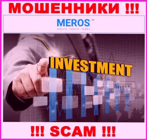 MerosTM жульничают, предоставляя незаконные услуги в сфере Инвестиции