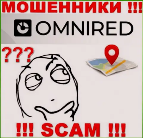 На веб-портале Omnired тщательно скрывают данные касательно места регистрации компании
