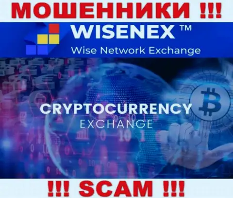 WisenEx занимаются грабежом клиентов, а Крипто обменник всего лишь прикрытие