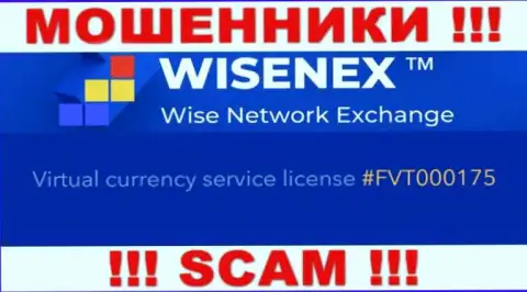 Осторожнее, зная номер лицензии Wisen Ex с их онлайн-ресурса, избежать противоправных деяний не удастся - это МОШЕННИКИ !!!