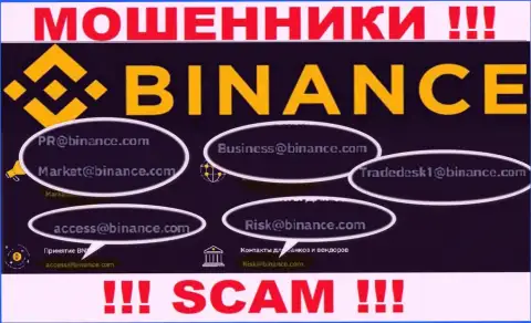 Не рекомендуем общаться с internet мошенниками Бинансе Ком, даже через их электронную почту - обманщики
