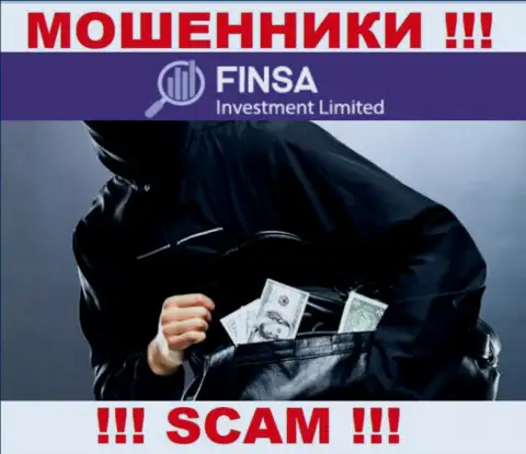 Не ведитесь на обещания заработать с жуликами Finsa Investment Limited - это капкан для доверчивых людей
