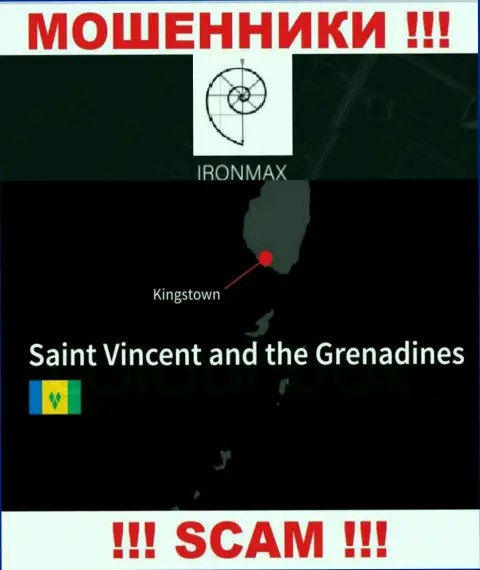 Базируясь в офшорной зоне, на территории Kingstown, St. Vincent and the Grenadines, АйронМаксГрупп Ком ни за что не отвечая обворовывают клиентов