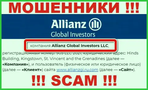 Организация Allianz Global Investors находится под управлением конторы Allianz Global Investors LLC