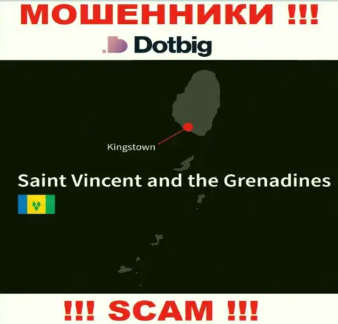 DotBig LTD имеют оффшорную регистрацию: Сент-Винсент и Гренадины - будьте очень внимательны, мошенники