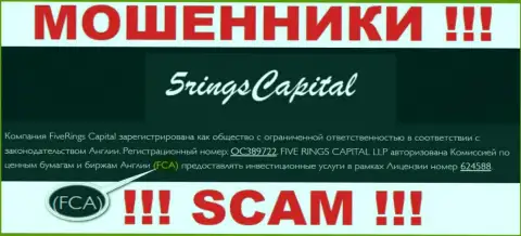 Не связывайтесь с организацией FiveRings-Capital Com - орудуют под прикрытием оффшорного регулятора - FCA