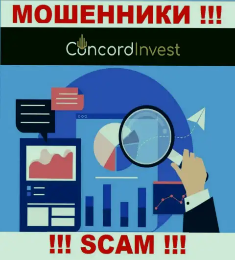 Знайте, компания ConcordInvest Ltd не имеет регулятора - это МОШЕННИКИ !!!