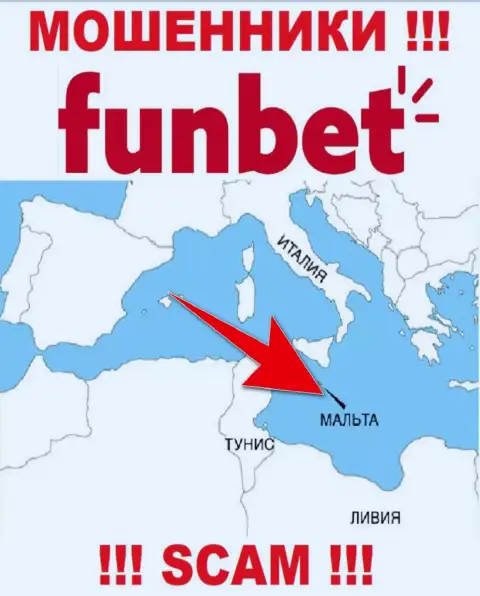 Контора Фун Бет - это мошенники, находятся на территории Мальта, а это оффшорная зона