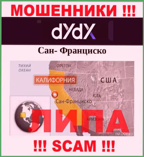 dYdX Exchange это МОШЕННИКИ !!! Представляют фейковую информацию касательно их юрисдикции