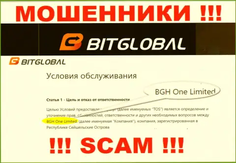 BGH One Limited - это руководство бренда Бит Глобал