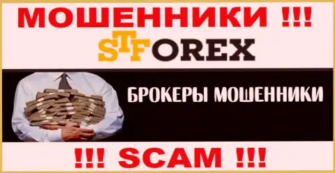 Обманщики STForex только лишь задуривают мозги валютным игрокам, рассказывая про заоблачную прибыль