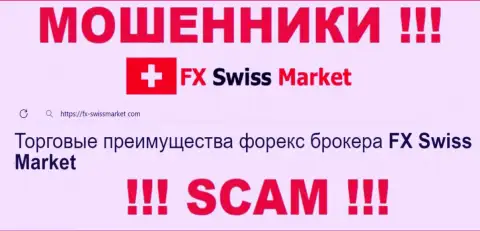 Тип деятельности FX SwissMarket: Forex - хороший заработок для мошенников