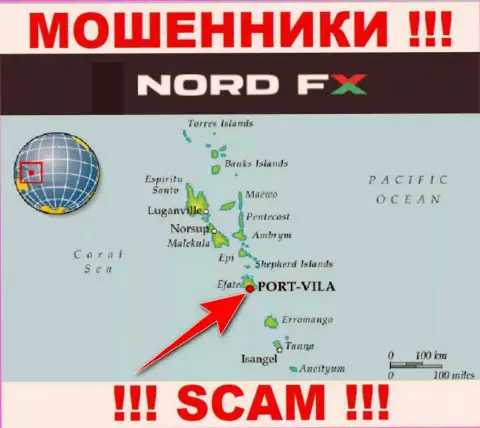 NordFX сообщили у себя на онлайн-ресурсе свое место регистрации - на территории Вануату