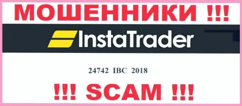 Не взаимодействуйте с InstaTrader Net, регистрационный номер (24742 IBC 2018) не повод доверять деньги