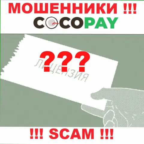 Осторожно, компания Coco Pay не смогла получить лицензию - это internet-мошенники