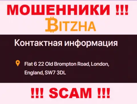Доверять инфе, что Bitzha24 засветили на своем сайте, относительно юридического адреса, не стоит