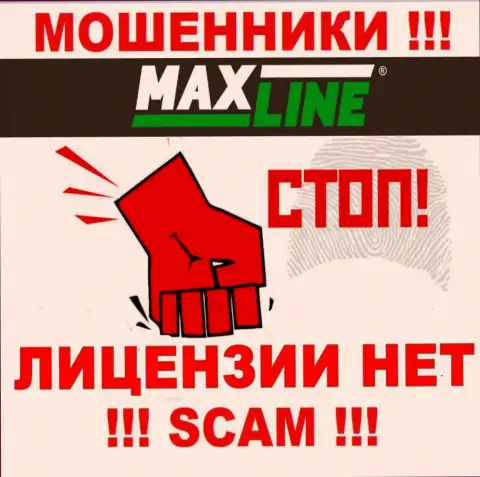 Согласитесь на совместную работу с организацией Макс Лайн - останетесь без вложенных денег !!! У них нет лицензии