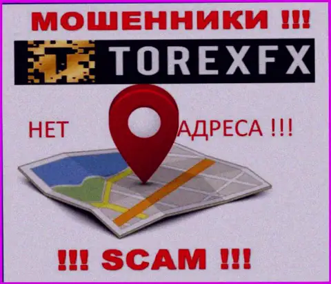 Torex FX не указали свое местоположение, на их сайте нет сведений о юридическом адресе регистрации